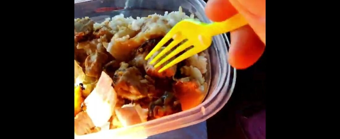 Pure ASMR Inside a Big Rig at Lunch Time. See and hear everything that is going on outside