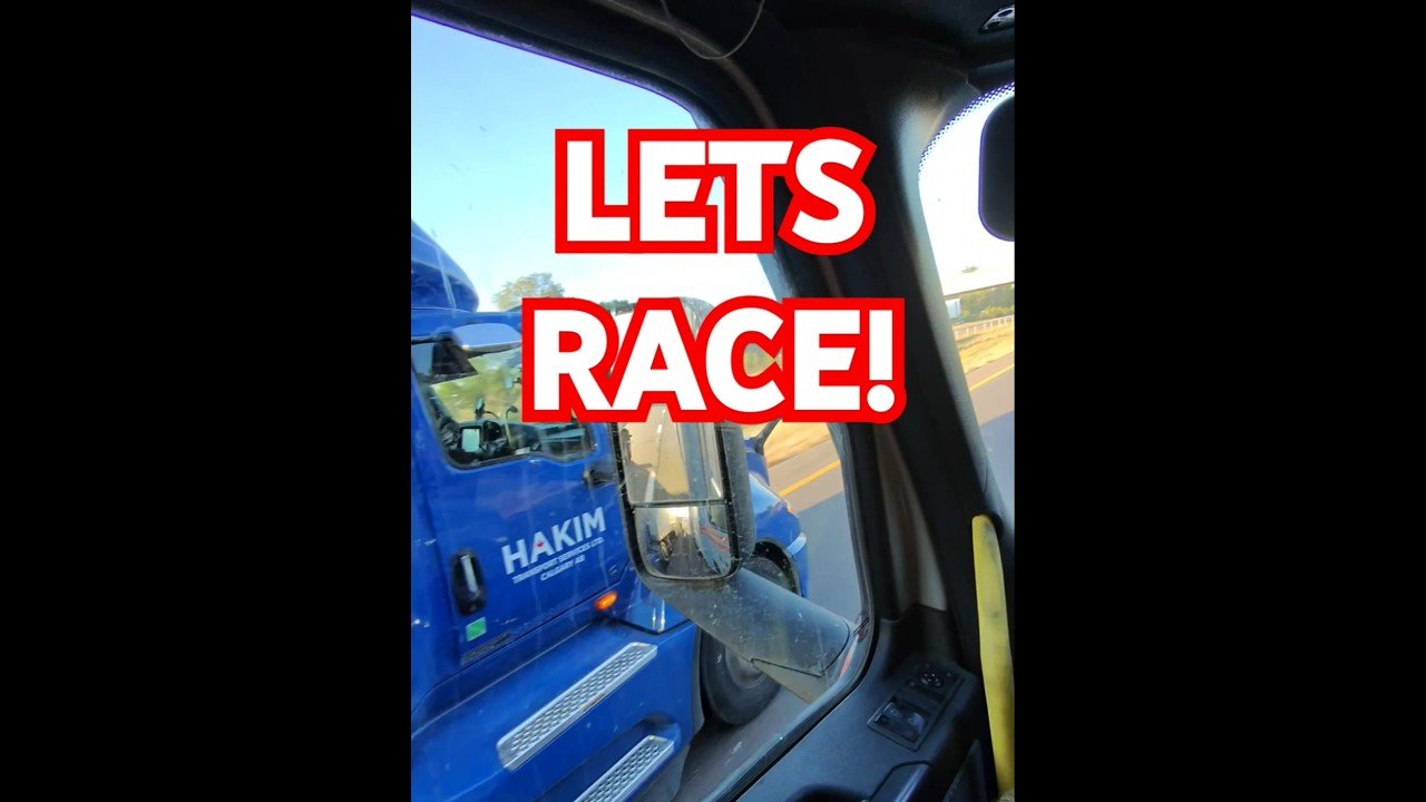 RACING HAKIM DOWN THE HIGHWAY! Big Rig Racing a Sem Truck and an 18 Wheeler! Who will win this WAR?