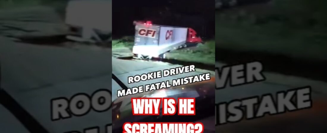 ROOKIE DRIVER took a wrong turn and made a FATAL MISTAKE!