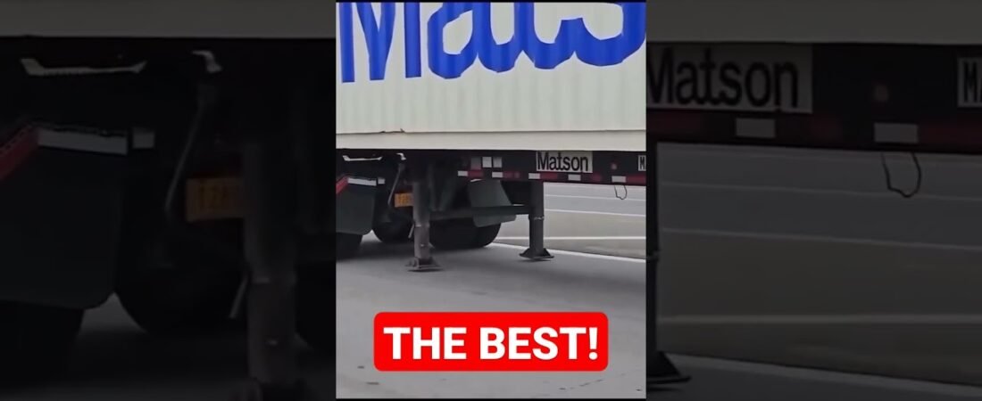 Real Trucking Skills! Nobody is as precise as this professional driver.