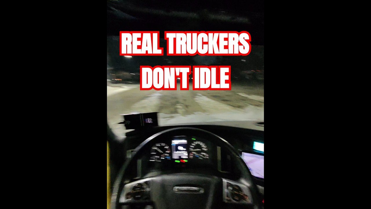 Real truckers DONT IDLE at night in the winter. Here’s why.