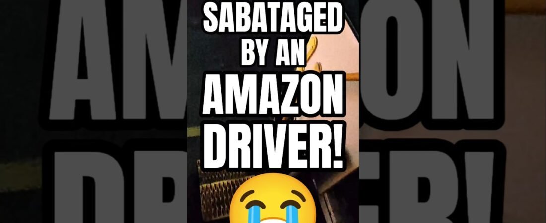 SABATAGED BY AN #AMAZON DRIVER WITH AN ACCENT! TRUCKING IS GETTING TOO DANGEROUS OUT HERE.