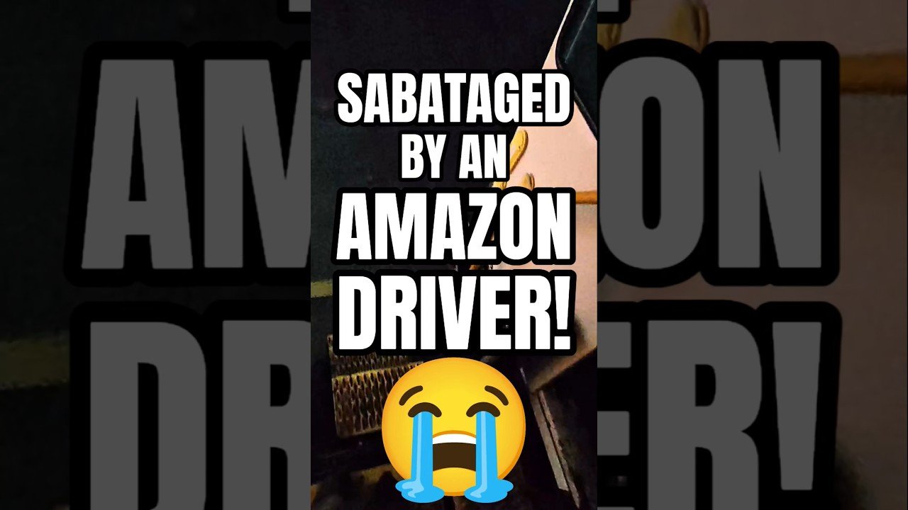 SABATAGED BY AN #AMAZON DRIVER WITH AN ACCENT! TRUCKING IS GETTING TOO DANGEROUS OUT HERE.
