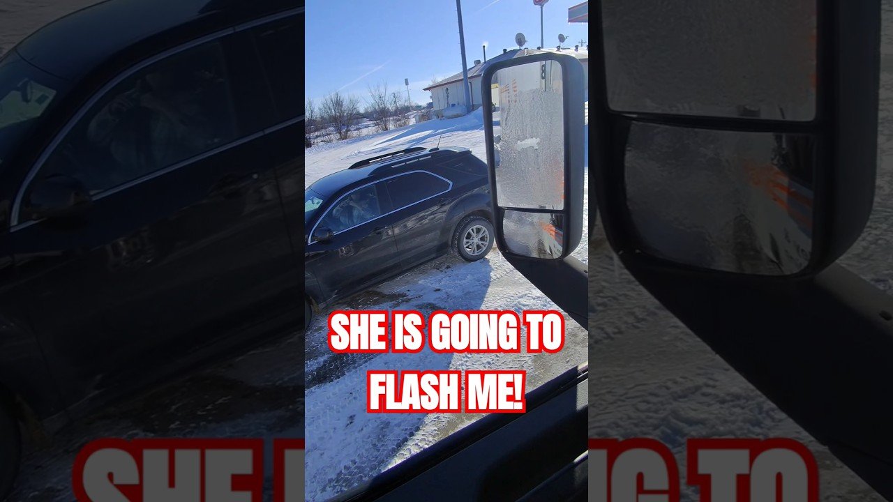 SHE GAVE ME A REWARD! But I had to look away. Getting stuck in the ice is FUN!