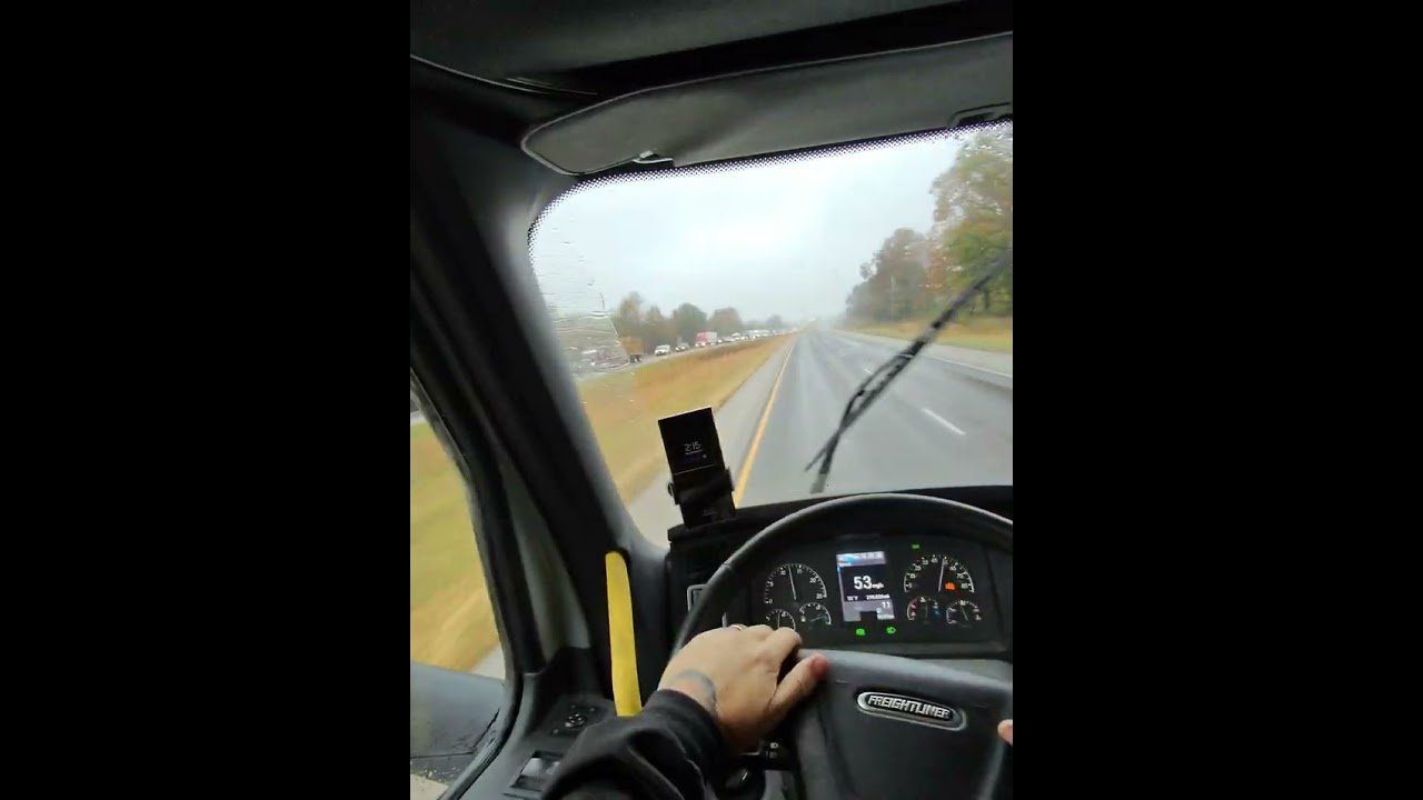 SHE SHUT THE WHOLE HIGHWAY DOWN BECAUSE SHE RAN OUT OF HOURS??? She stopped on the highway!
