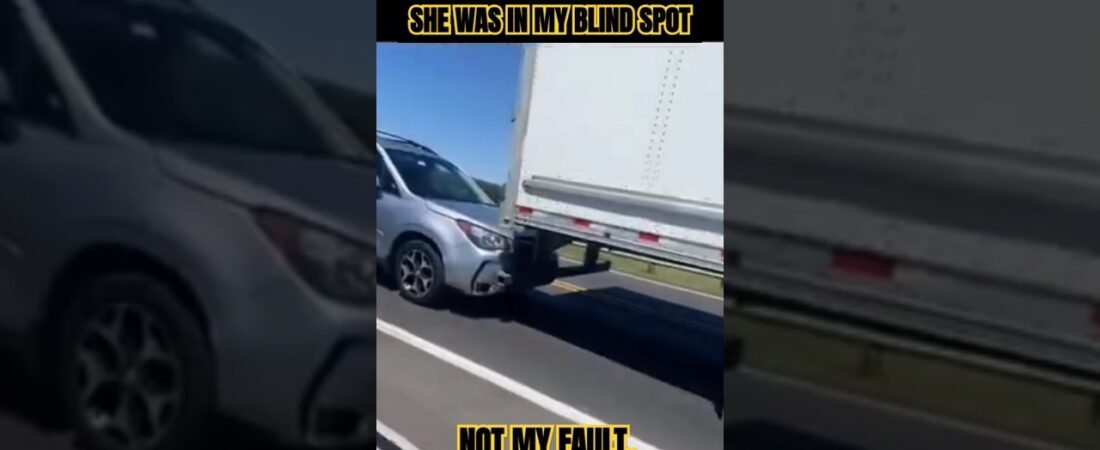 SHE WAS IN MY BLIND SPOT. THIS DAMAGE IS ALL HER FAULT, AND THIS VIDEO PROVES IT.