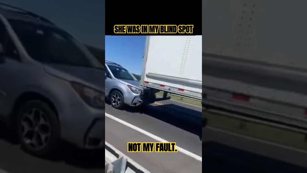 SHE WAS IN MY BLIND SPOT. THIS DAMAGE IS ALL HER FAULT, AND THIS VIDEO PROVES IT.