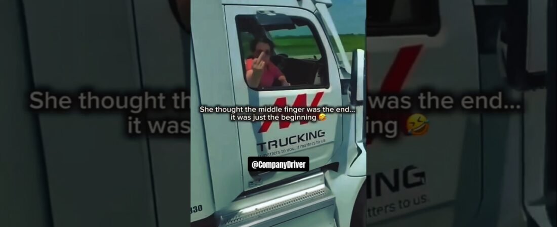SHE ended HER whole 40 year truck driving career with one bad move.