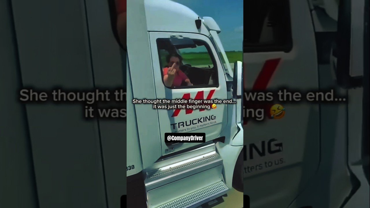 SHE ended HER whole 40 year truck driving career with one bad move.