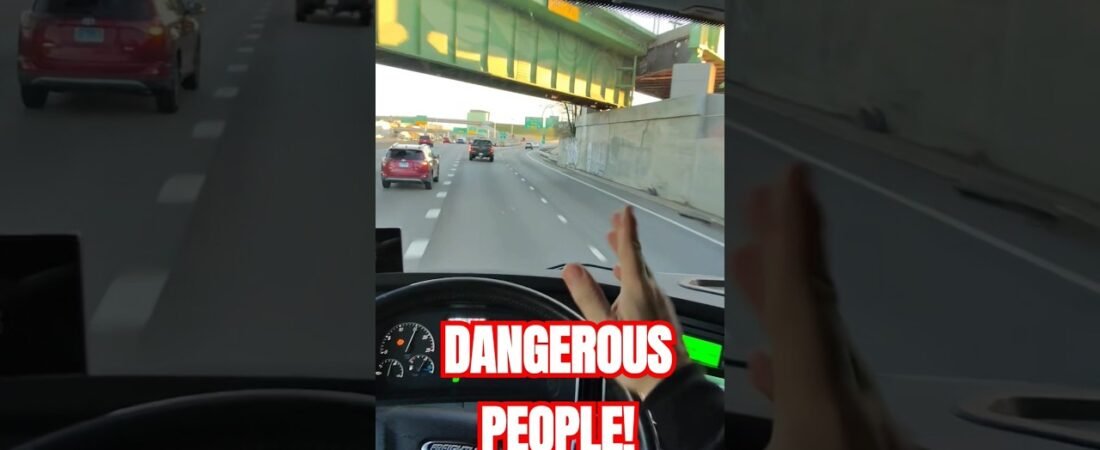 SHE wouldn’t let me over, so I had to take over and DO IT MY WAY! TRUCKER GETS REVENGE!