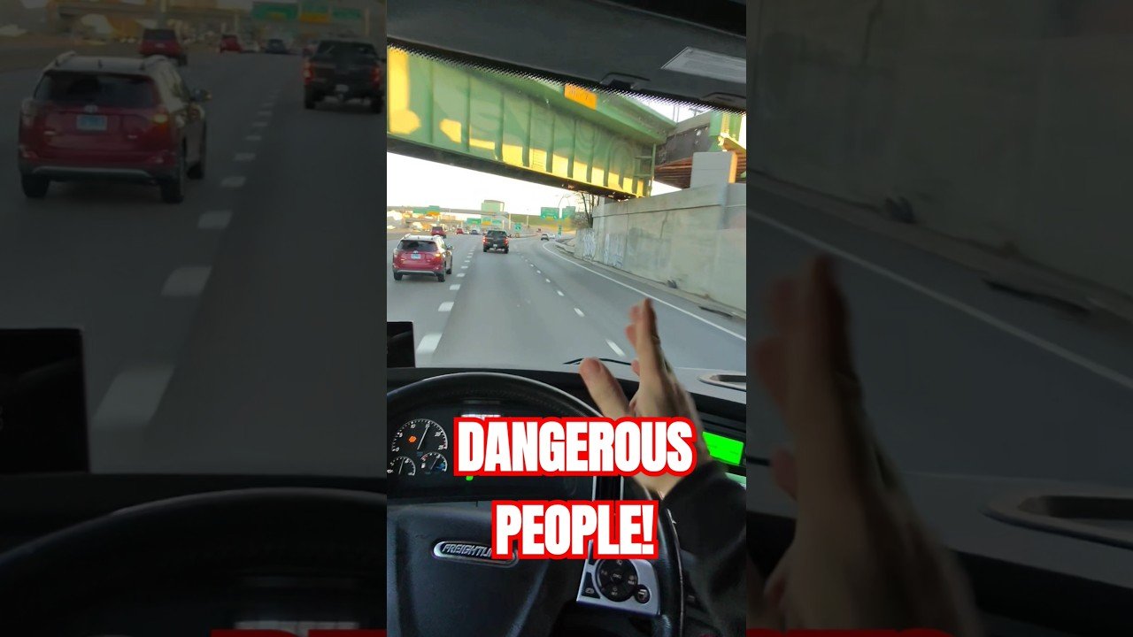 SHE wouldn’t let me over, so I had to take over and DO IT MY WAY! TRUCKER GETS REVENGE!