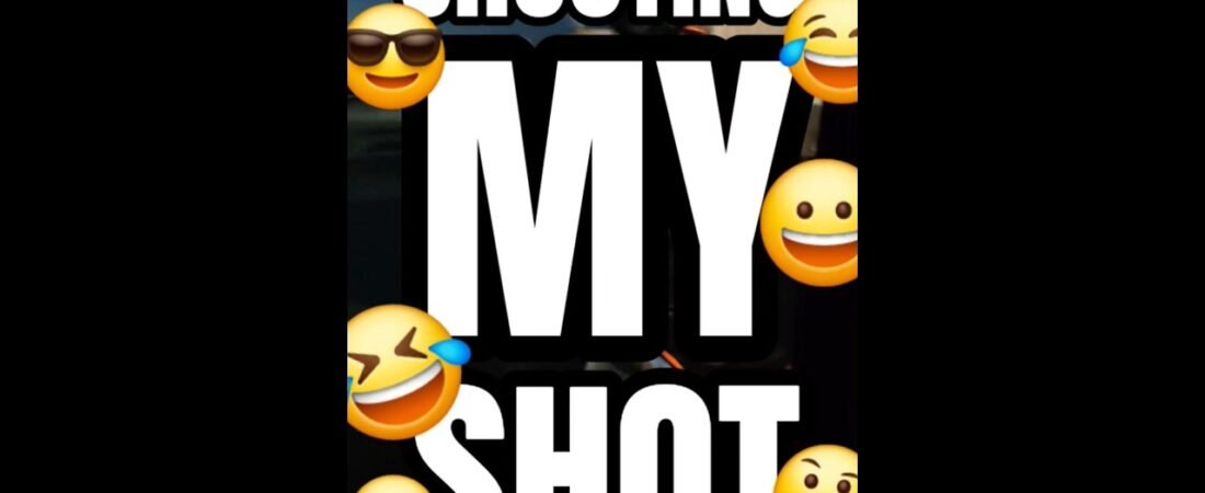 SHOOTING MY SHOT! Sometimes, you gotta put yourself out there. Don’t be affriad of what they think.