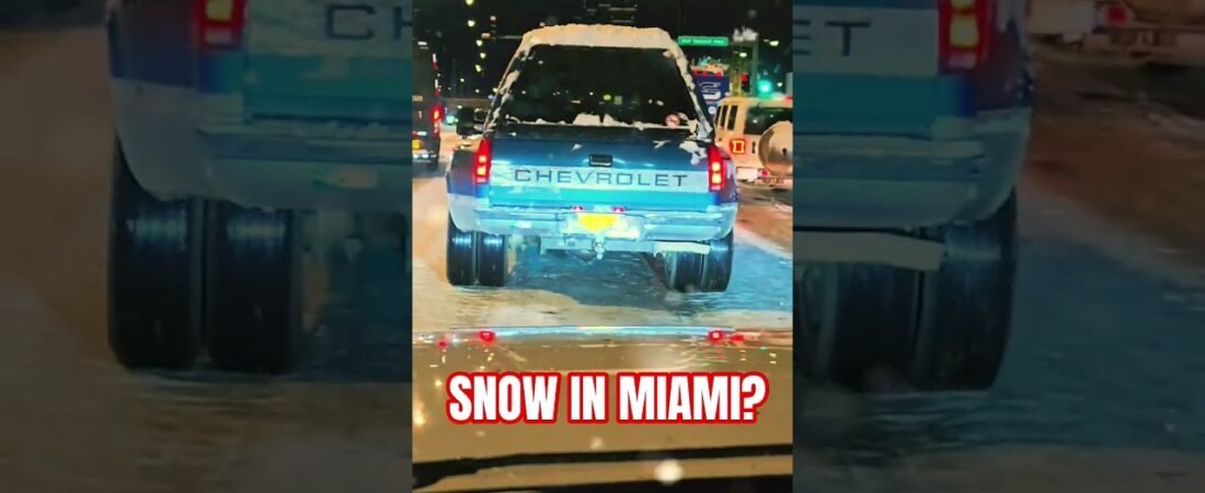 SNOW IN MIAMI RIGHT NOW?