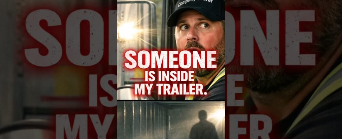 SOMEONE IS INSIDE MY TRAILER AGAIN, DRIVER!