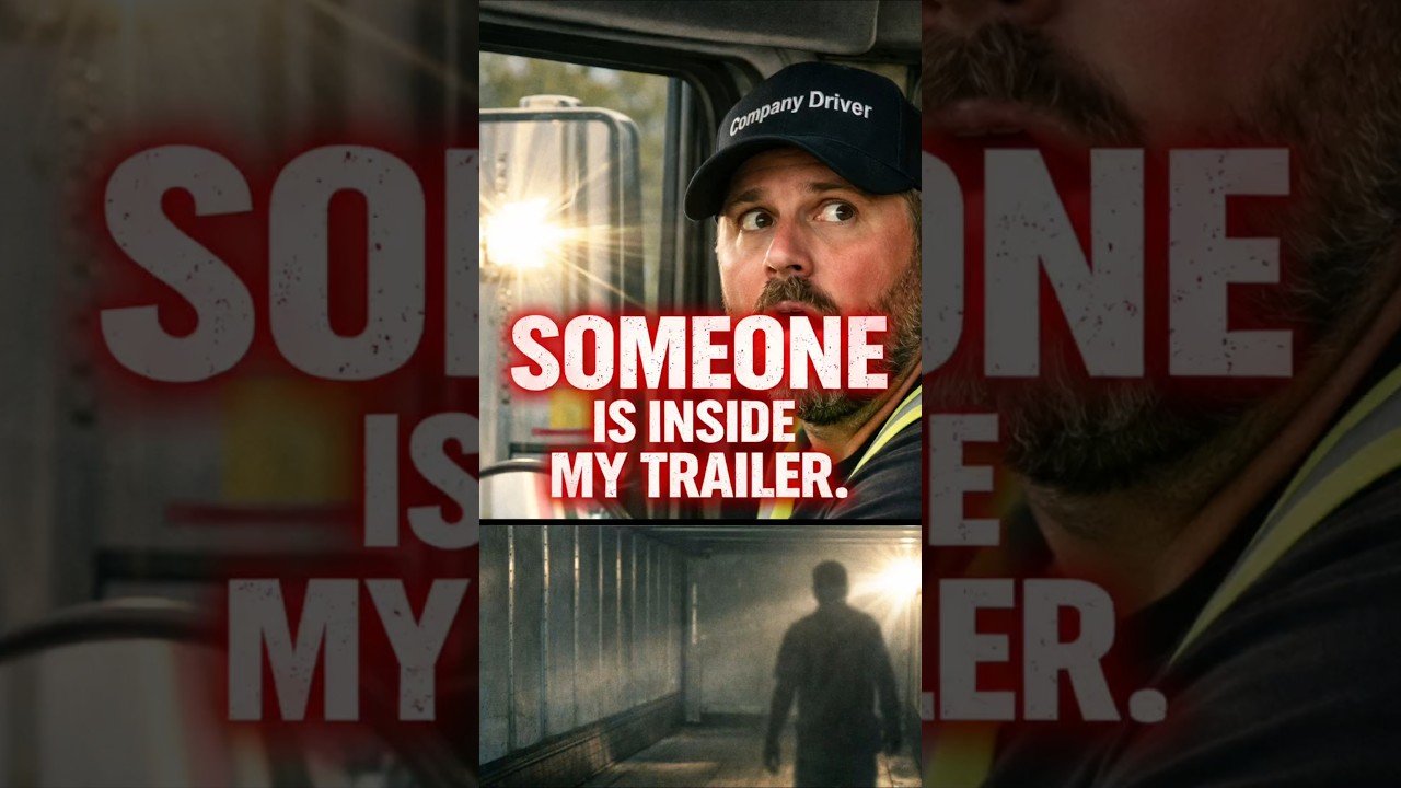 SOMEONE IS INSIDE MY TRAILER AGAIN, DRIVER!