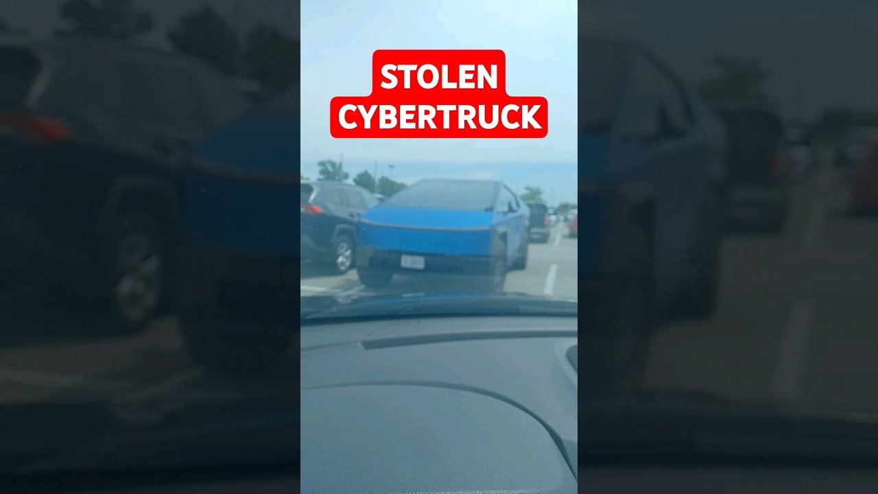 STOLEN CYBERTRUCK located after High Speed Police Chase. Elon Musk would be proud.