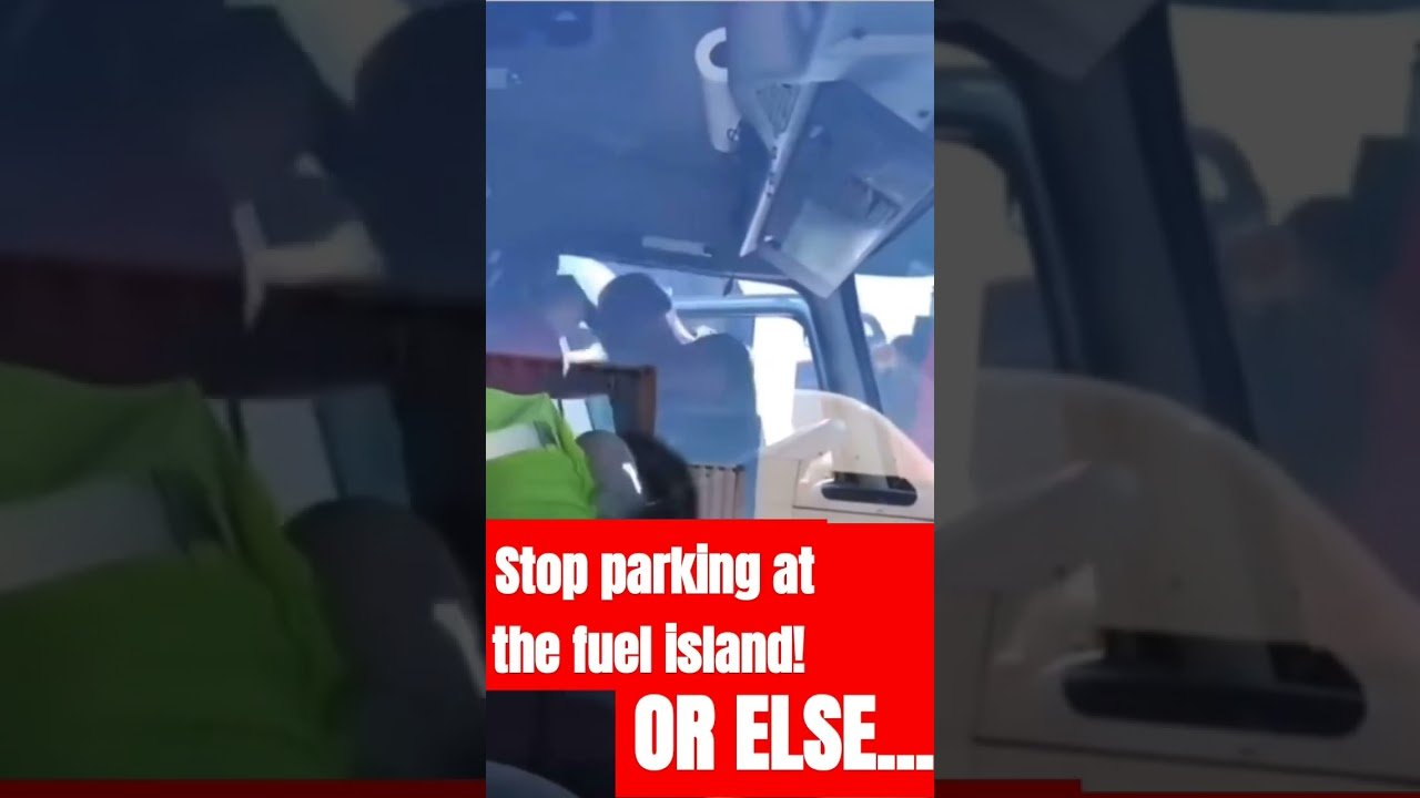 STOP PARKING AT THE FUEL ISLE OR ELSE! This will happen to you. You can’t hide from this revenge.