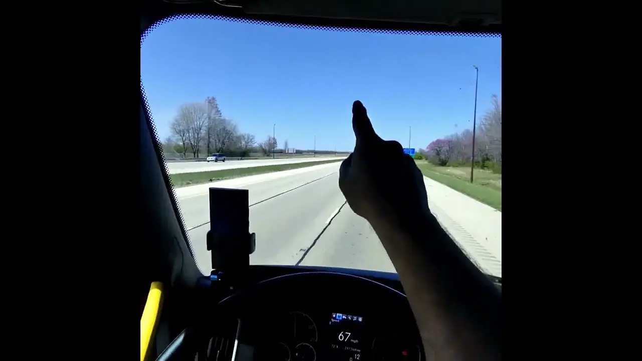 School Bus Driver Bullys Vehicles on the highway. This is scary! What about the innocent kids?