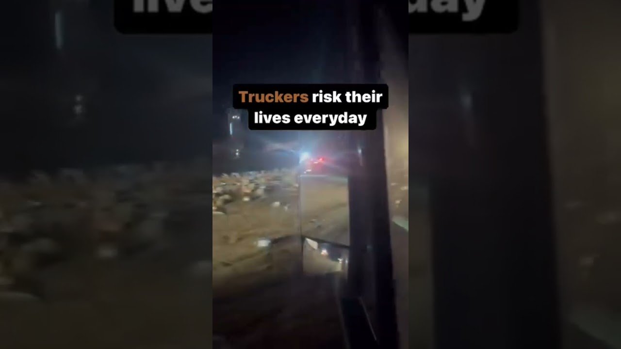 See a trucker. Thank a trucker. You might be the last person they see. Many won’t go home tonight.