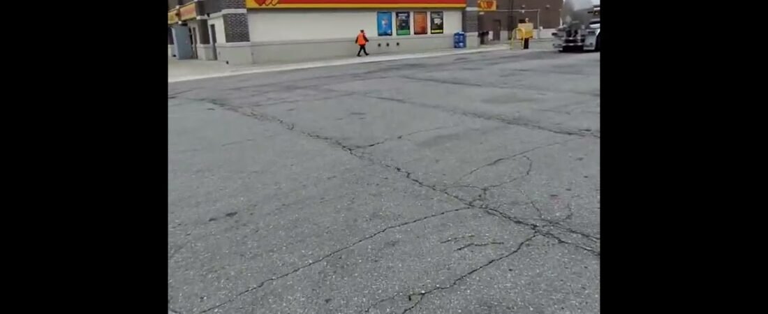 Semi Truck Driver has to walk 2 miles a day just to use the restroom. Why is parking so FAR?