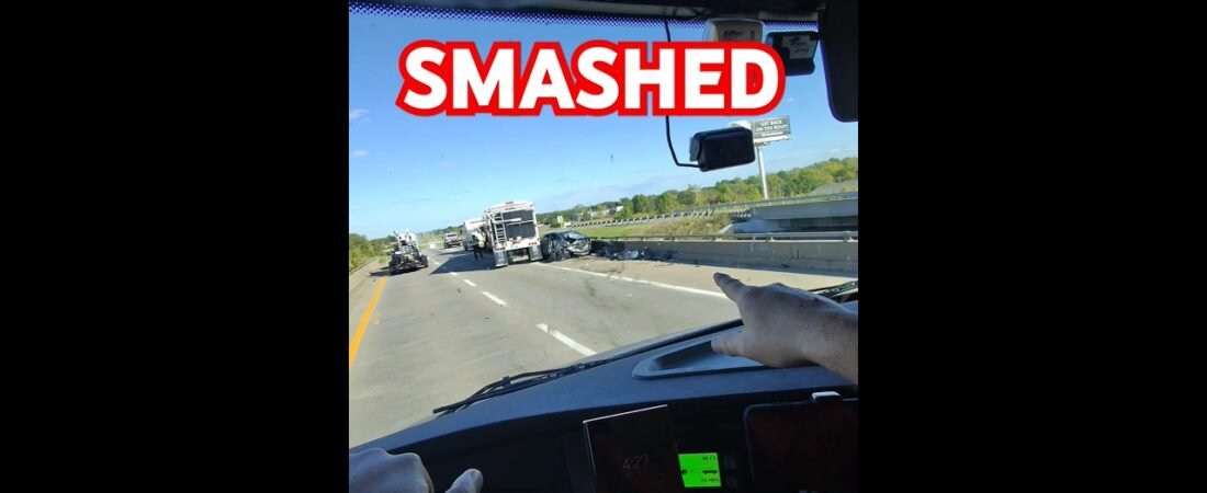 She tried to BULLY this BIG RIG, and it didn’t end well for her. There was nothing left.