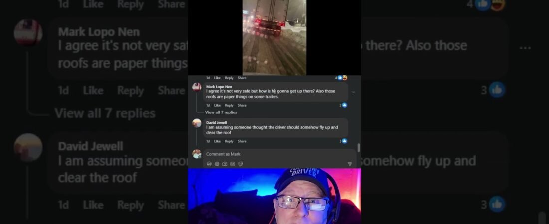Should Truckers be responsible for this or should we pretend we didn’t see anything.