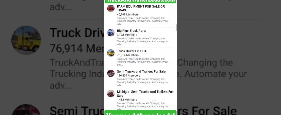 Side Hustle for Truckers. My trucking groups. I can share your business with MILLIONS!