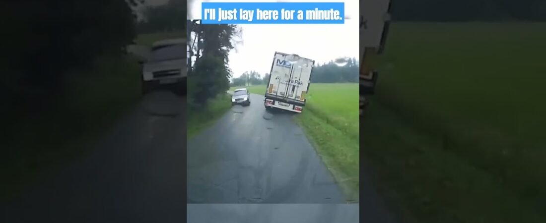 Sleepy Truck Driver Takes His Much Needed Nap