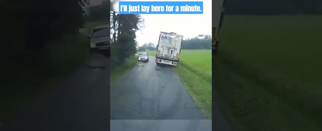 Sleepy Truck Driver Takes His Much Needed Nap. Don’t wake him. He had a long day delivering stuff.
