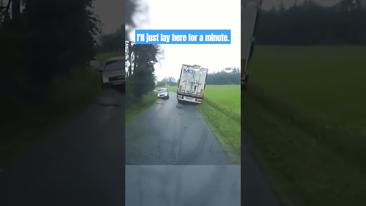 Sleepy Truck Driver Takes His Much Needed Nap. Don’t wake him. He had a long day delivering stuff.