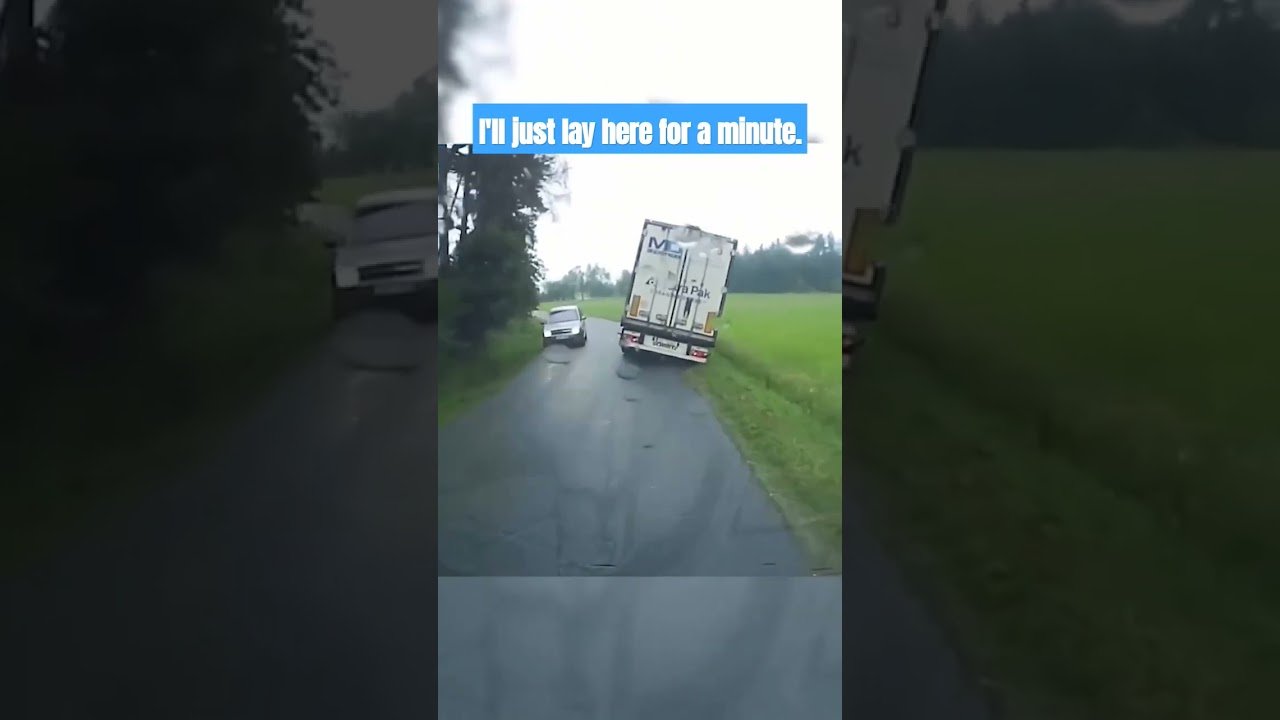 Sleepy Truck Driver Takes His Much Needed Nap