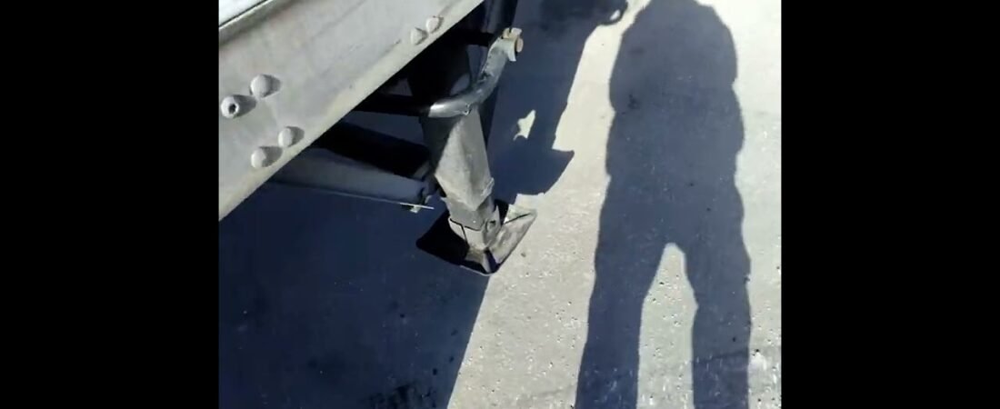 Somebody is INSIDE MY SEMI TRAILER!! Smugglers are using my trailer for trafficking.