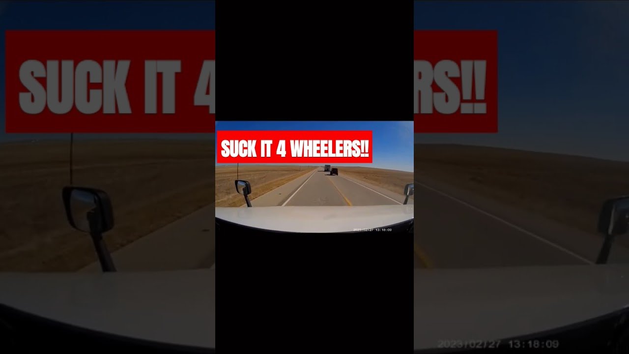 Sorry 4 Wheelers, I HAD TO DO IT. I make trucking look GOOD… and EASY!! You should trucker too.