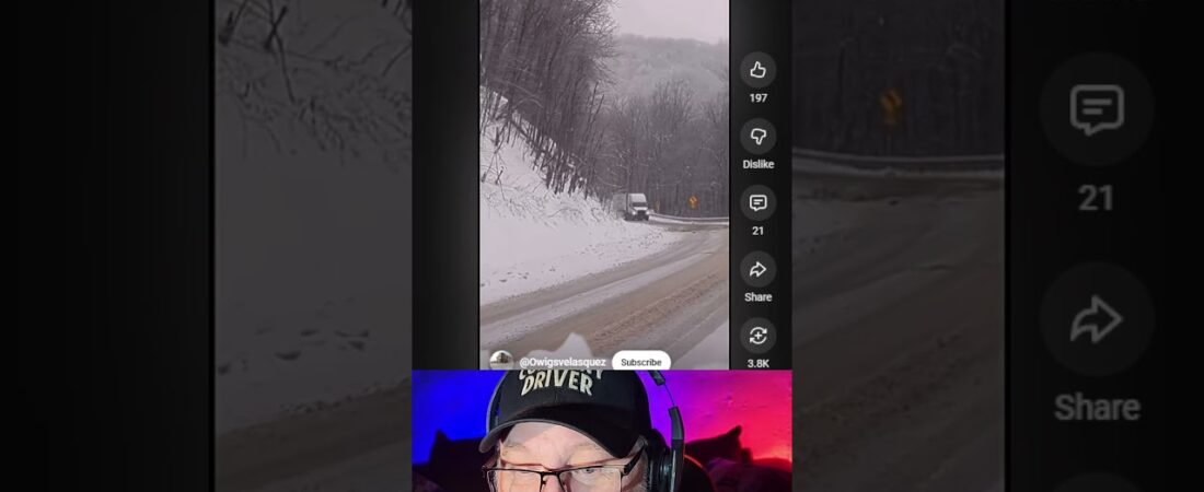 SuperEgo Trucker has to reverse all the way down the hill  #truckinglife #companydriver