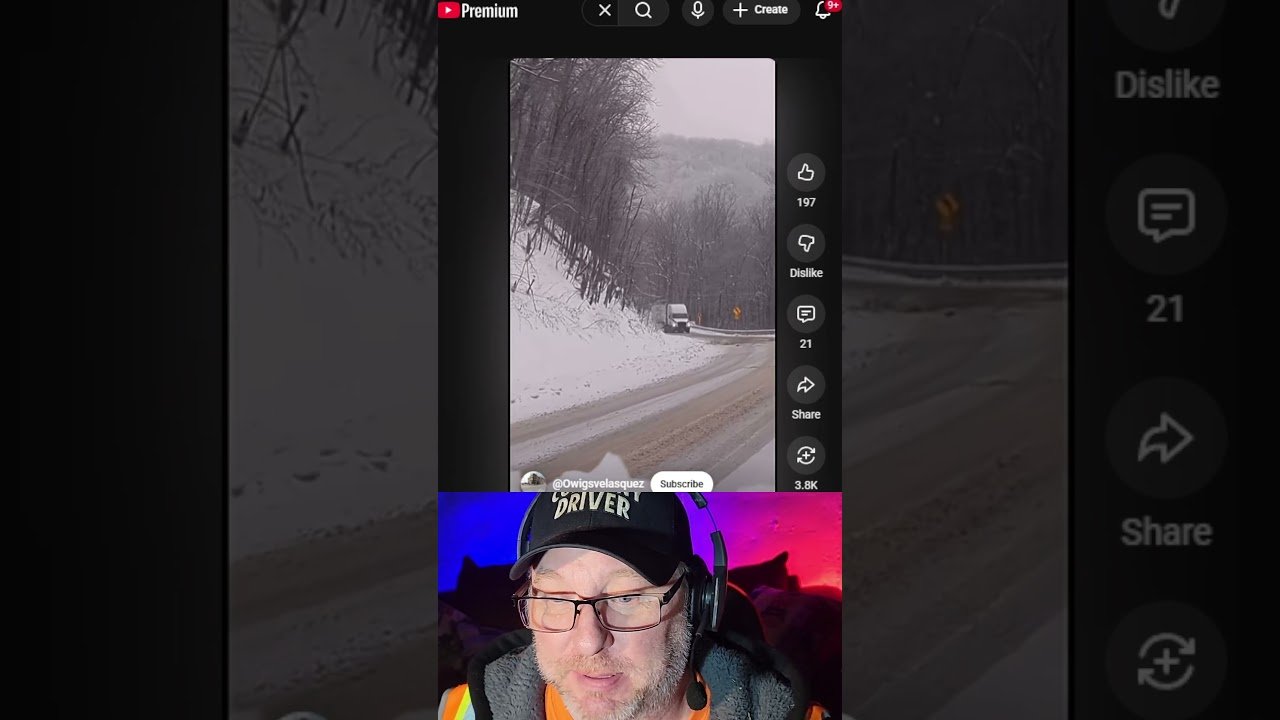 SuperEgo Trucker has to reverse all the way down the hill  #truckinglife #companydriver