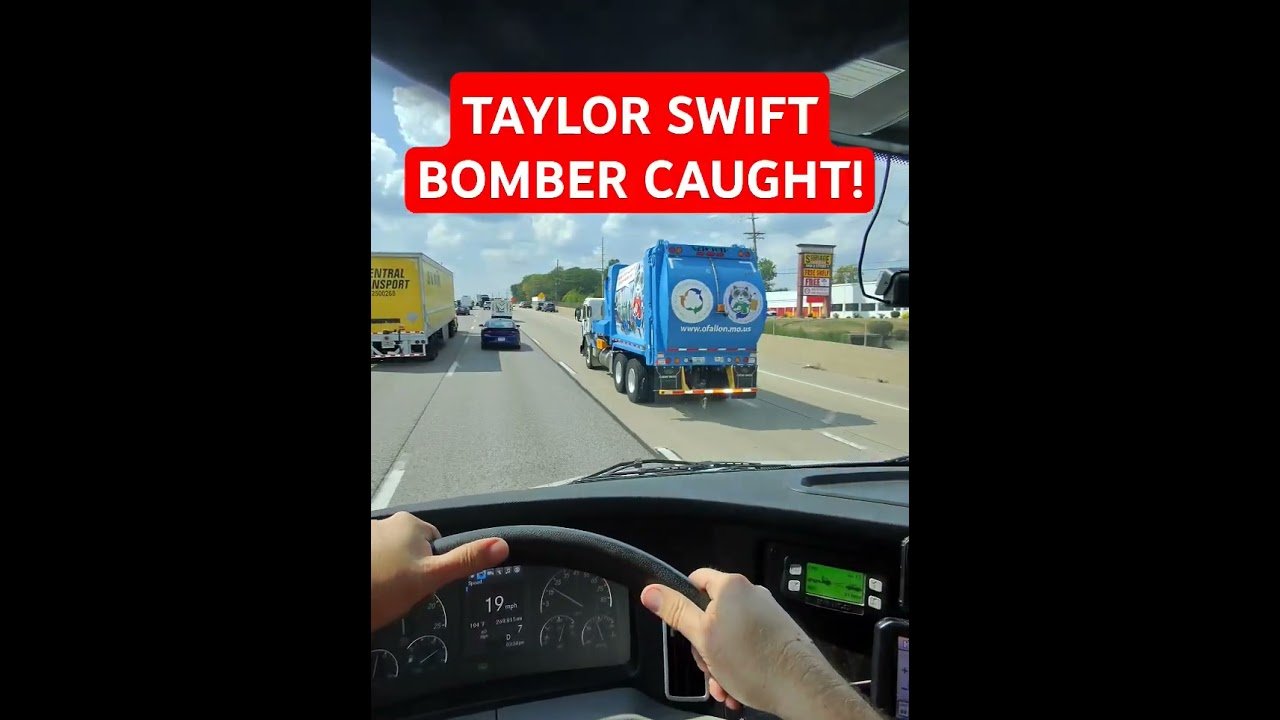 TAYLOR SWIFT BOMBER BUSTED ON HIGHWAY. We almost lost our precious #taylorswift today #swifties