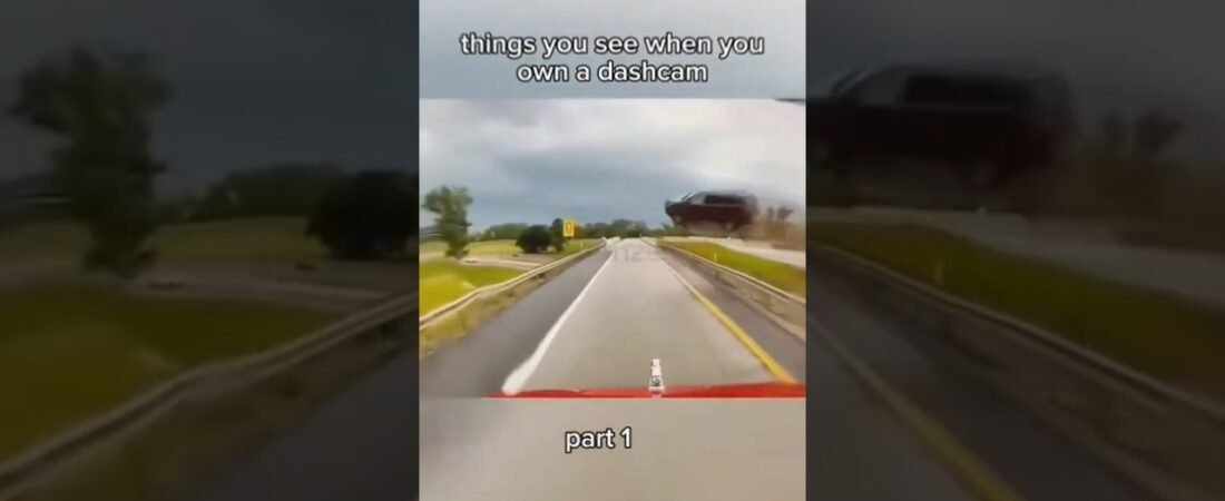 THAT CAR FLEW OVER THE HIGHWAY.