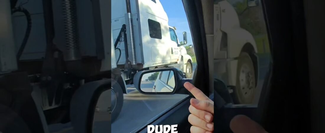 THAT SEMI TRUCK PASSED ME AT OVER 100MPH!