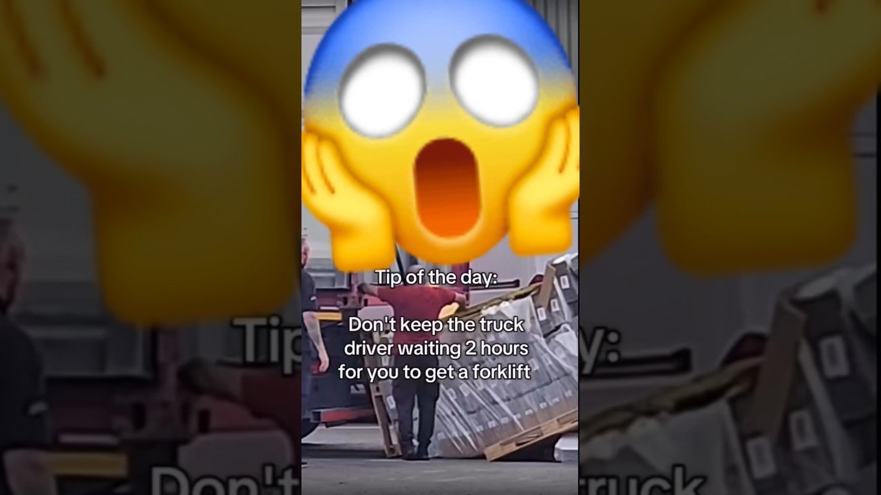 THAT TRUCK DRIVER WASN’T PLAYING AROUND!
