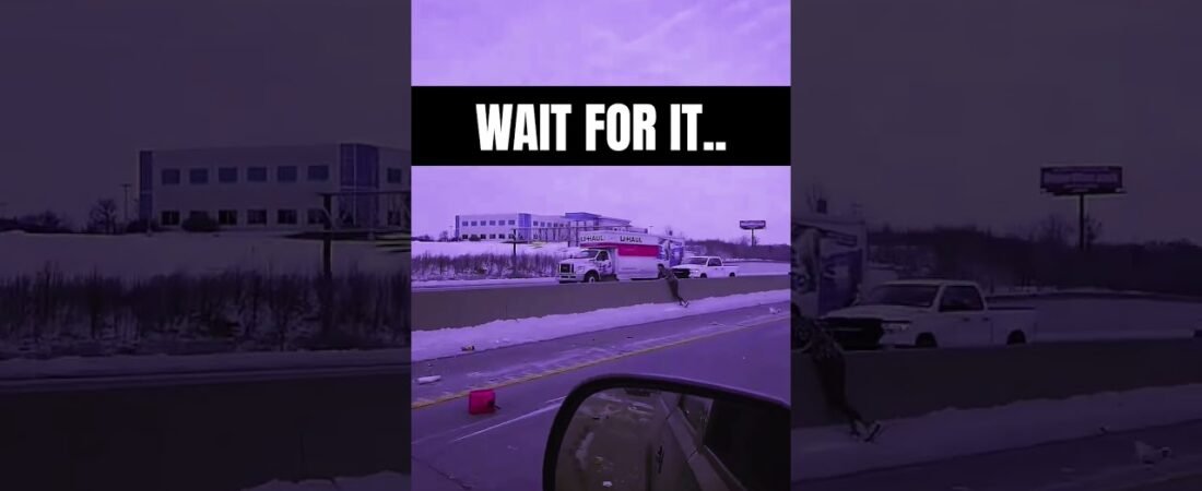 THE FUNNIEST CRASH YOU’LL EVER SEE. #truckinglife #crashvideo #crybaby