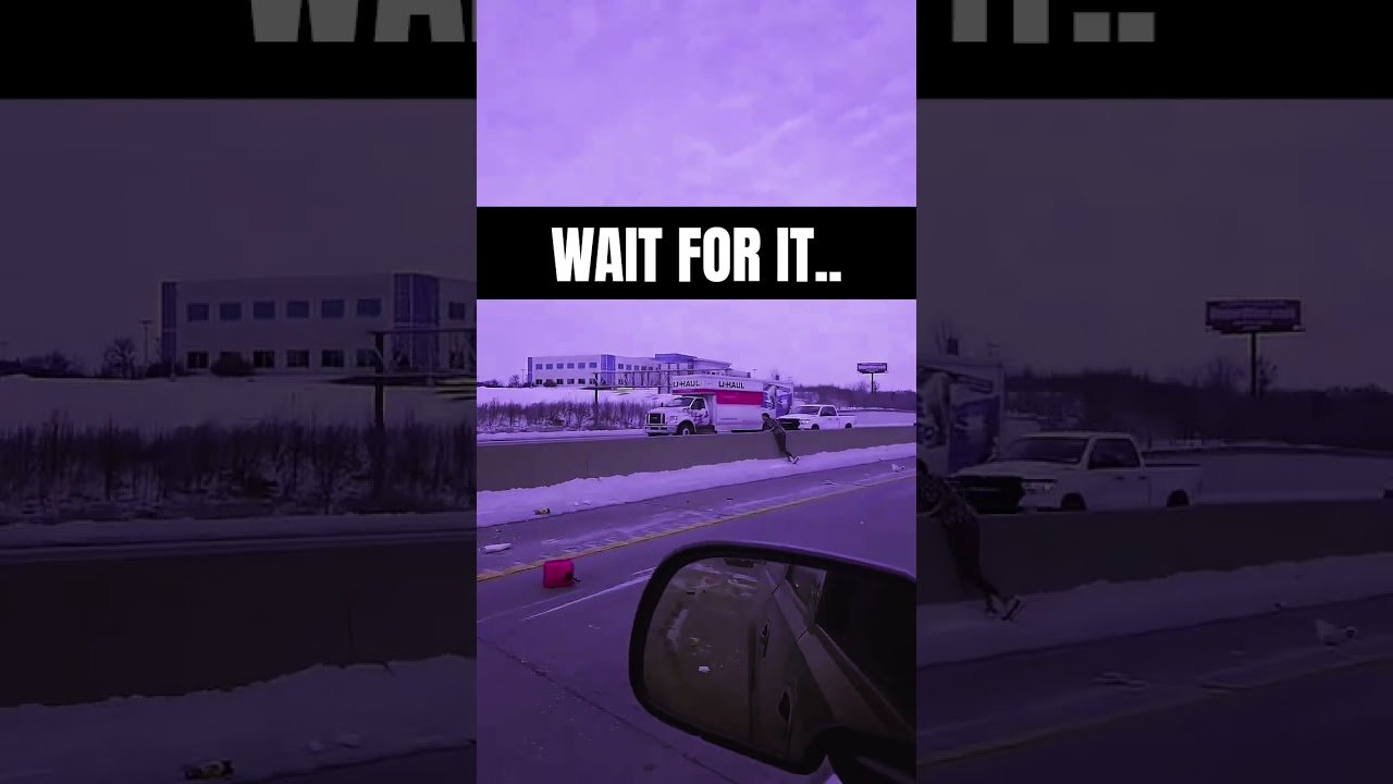 THE FUNNIEST CRASH YOU’LL EVER SEE. #truckinglife #crashvideo #crybaby