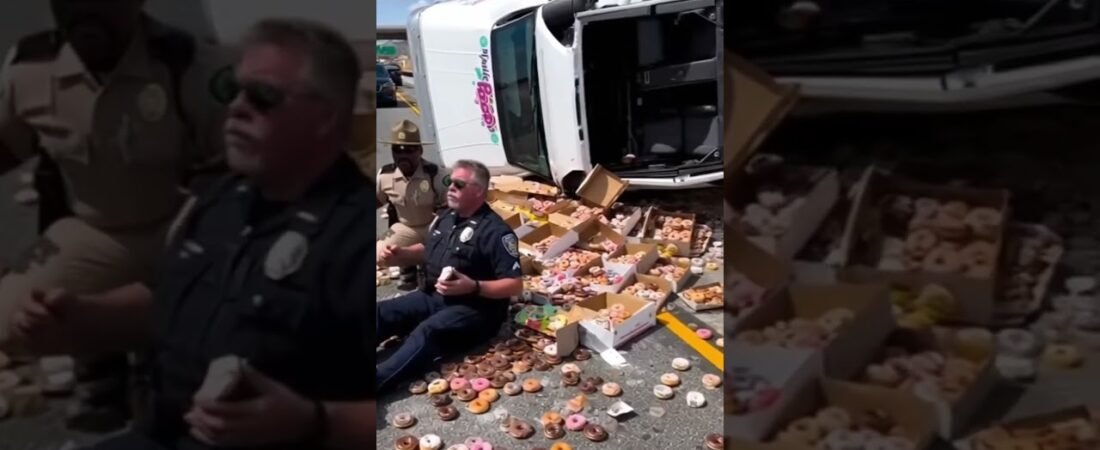 THE HAPPIEST COPS ON THE HIGHWAY.