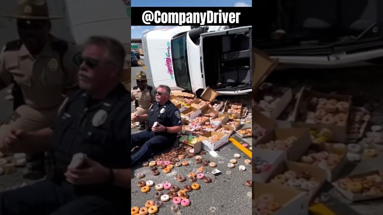 THE HAPPIEST COPS ON THE HIGHWAY.