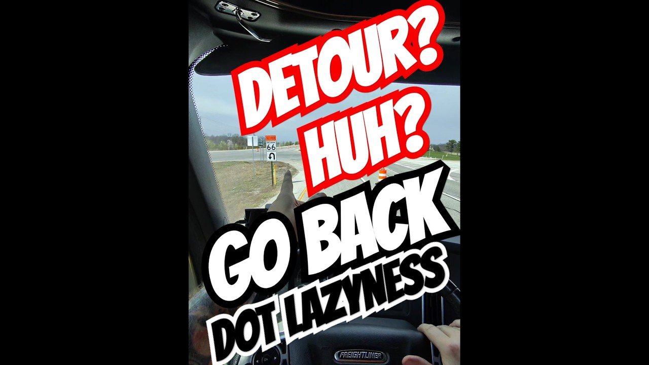 THE HARDEST DETOUR IN TRUCKING! This doesn’t happen ever.