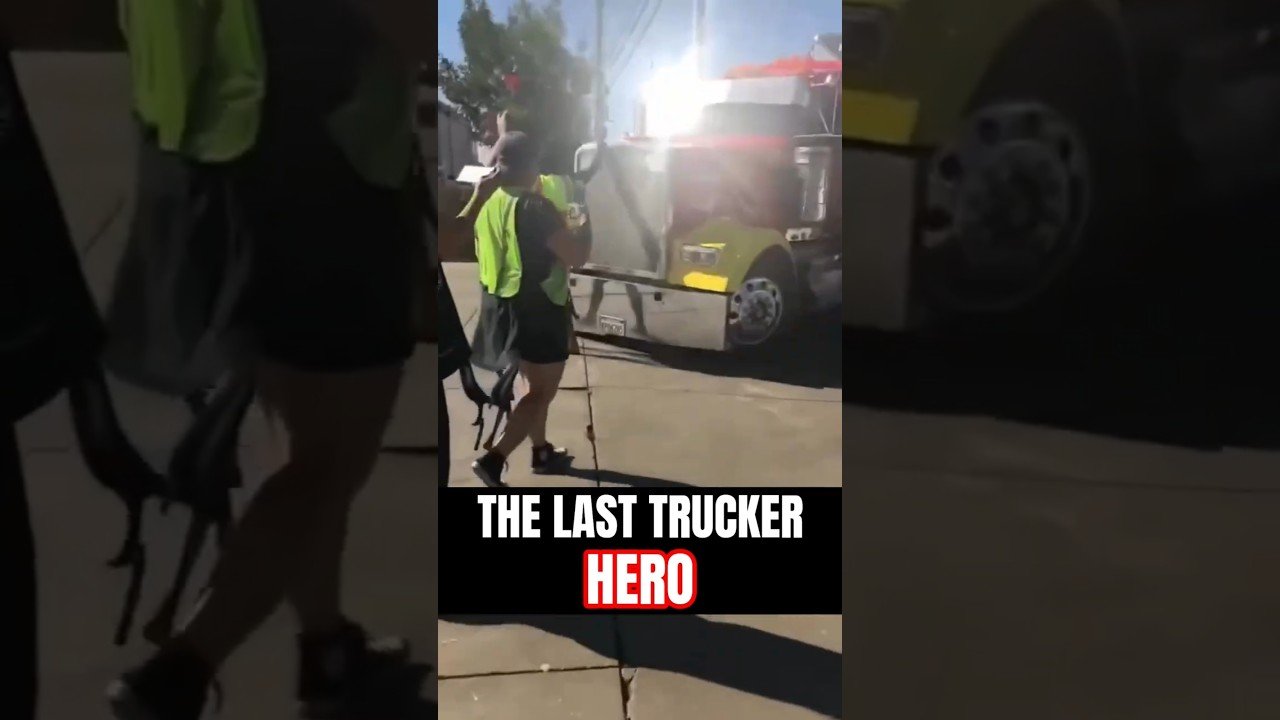 THE LAST TRUCKER HERO! Buy this man a beer!