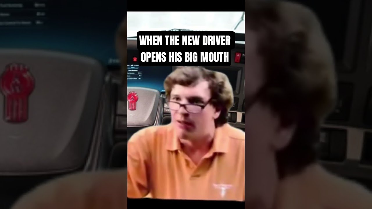 THE NEW DRIVER THAT JUST WON’T SHUT HIS MOUTH ABOUT HIS DRIVING SKILLS.