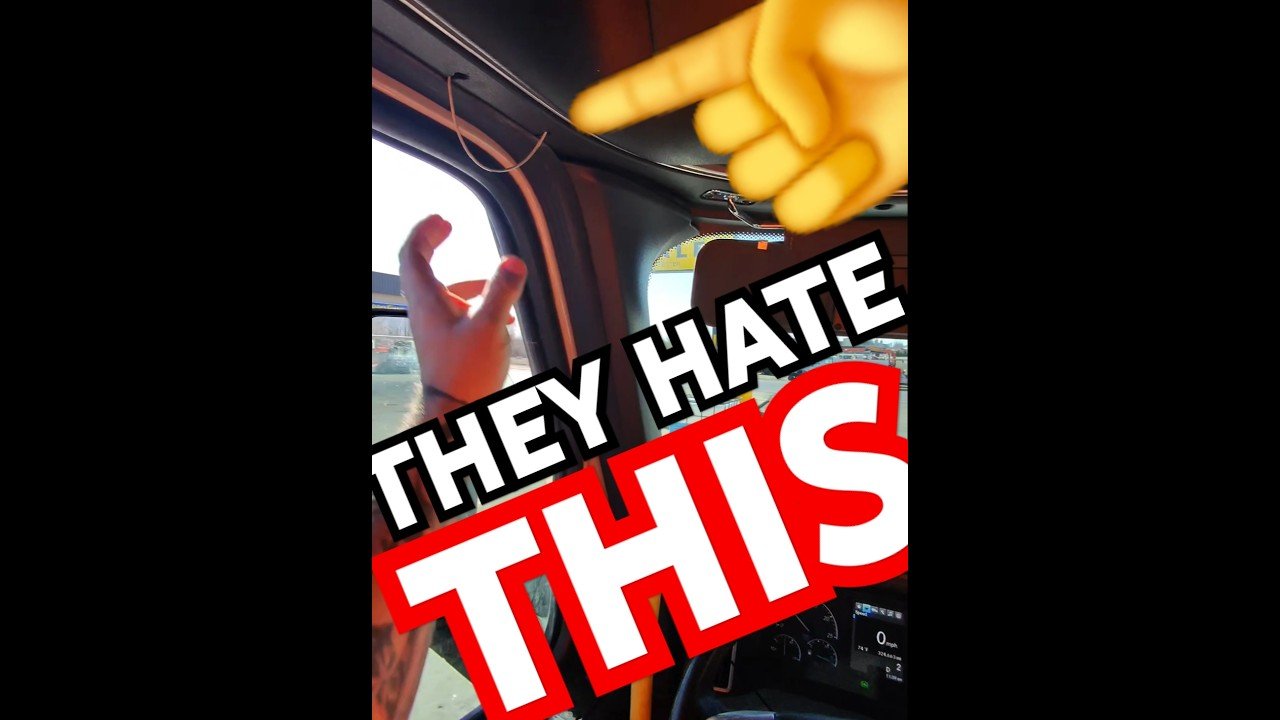 THEY ALL HATE THIS! But truckers do what truckers gotta do. This one’s for you.