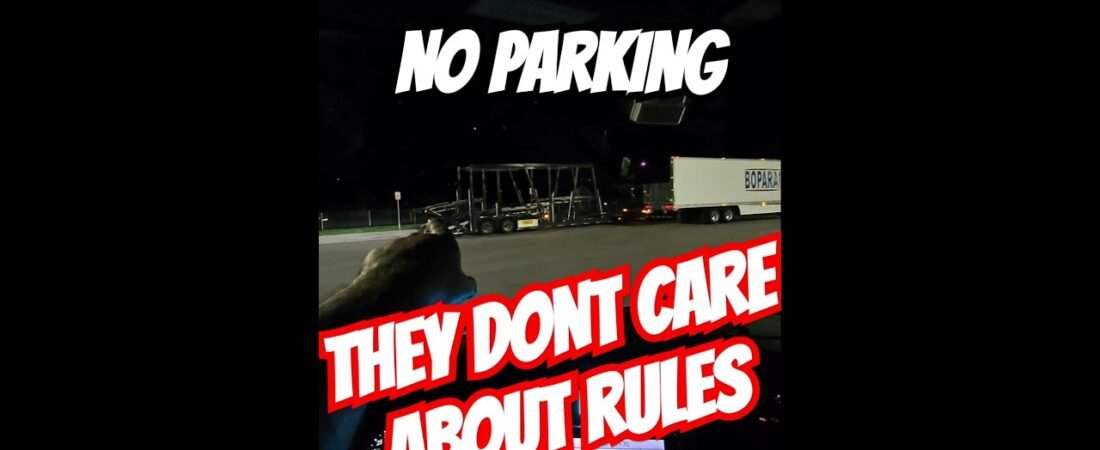 THEY DONT CARE ABOUT YOUR RULES. Truckers these days do what they want.