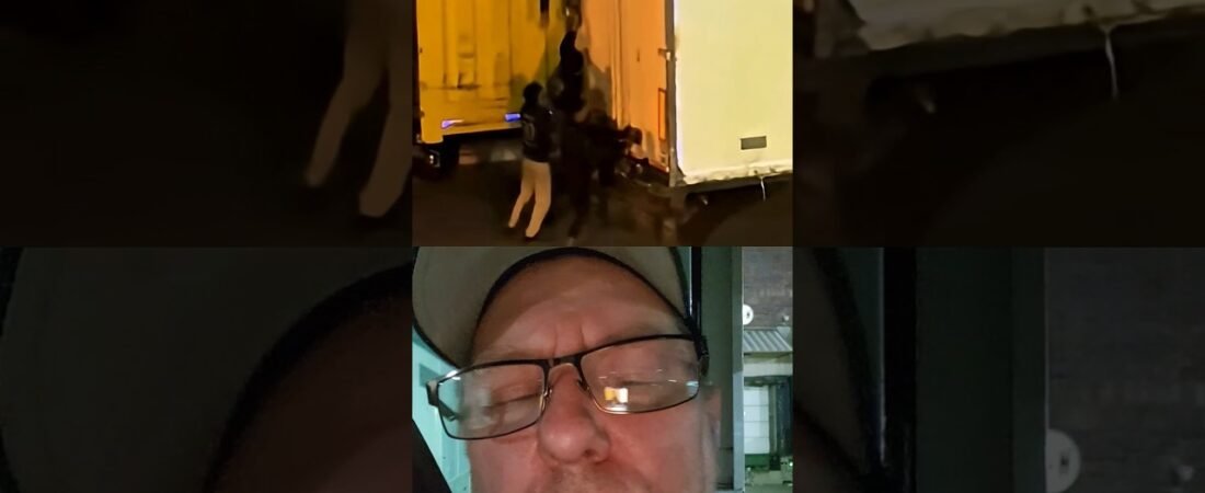 THEY PICKED THE WRONG SEMI TRUCK TO ROB!