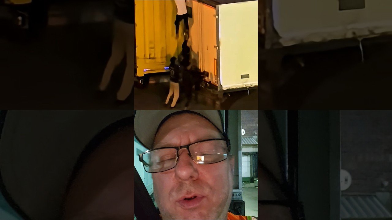 THEY PICKED THE WRONG SEMI TRUCK TO ROB!